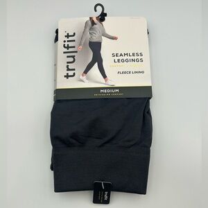 *New* Tru|Fit Gray Seamless Leggings Fleece Lining Size M